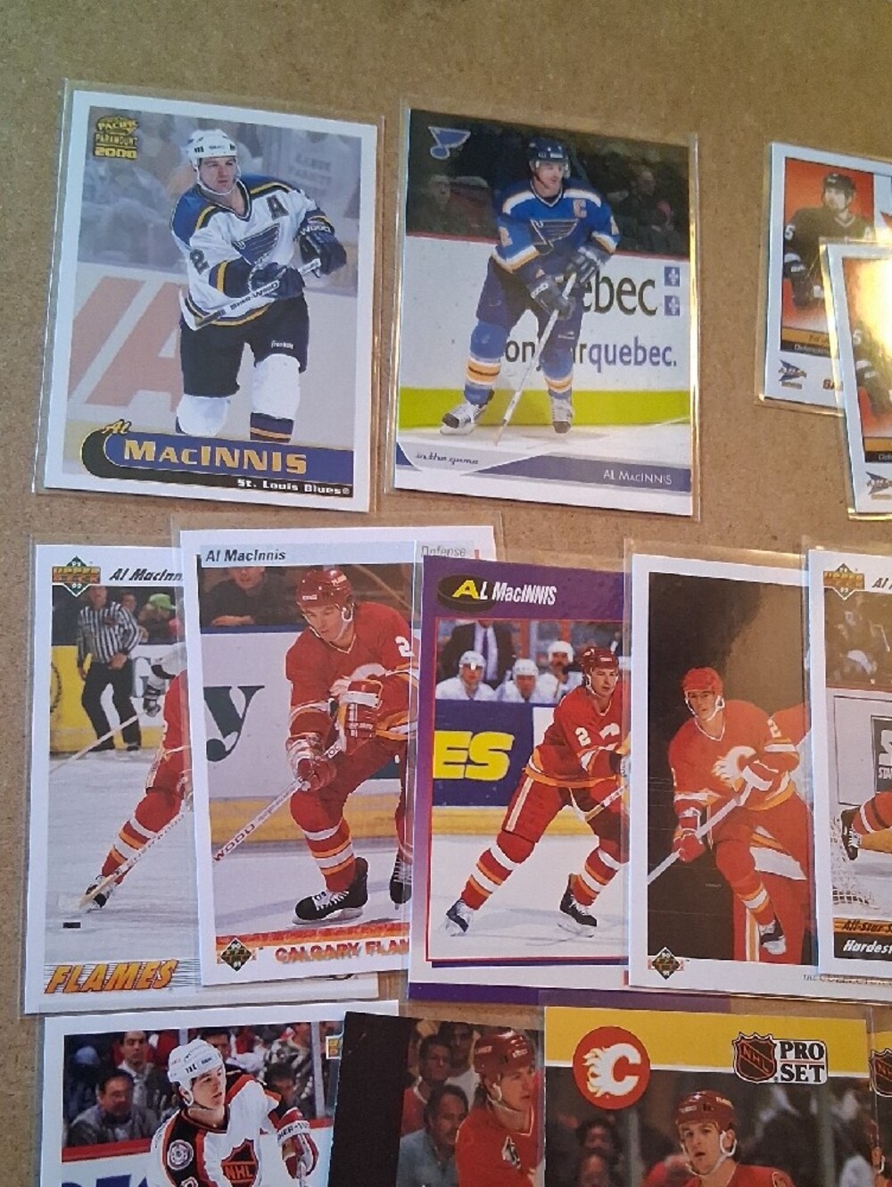 Al MacInnis Hockey Cards - Red & White - Picture 2 of 11